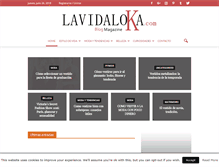 Tablet Screenshot of lavidaloka.com